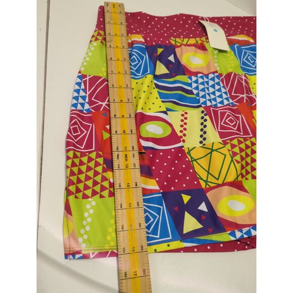 Skort Obsession ABSTRACT Women's Flutter Golf Tennis Knit Skort Size S NWT USA - Picture 7 of 8